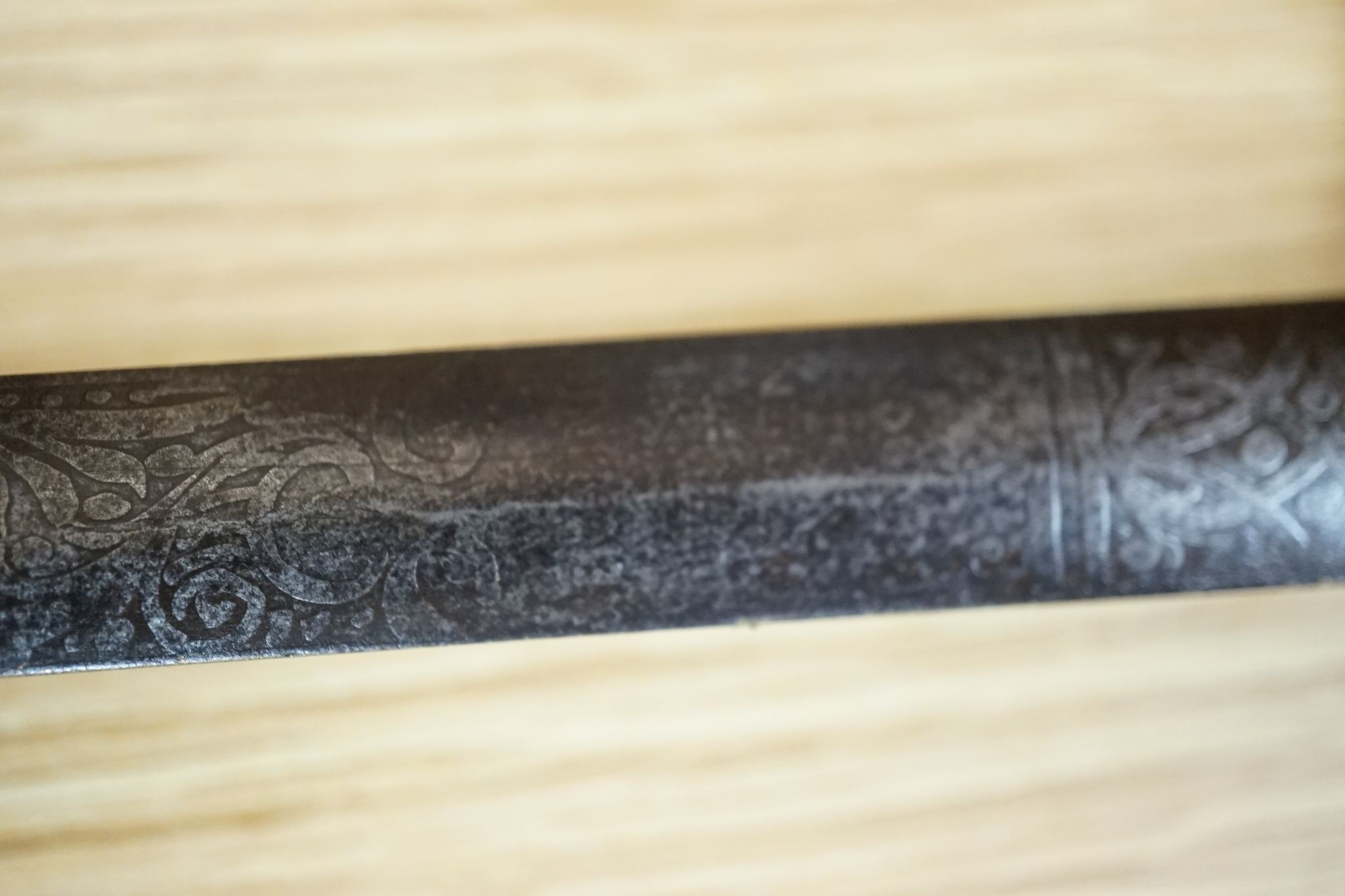A late 19th century court sword, 90cms long.